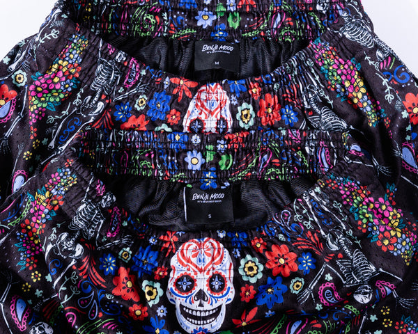 Day of the Dead Shorts - Black